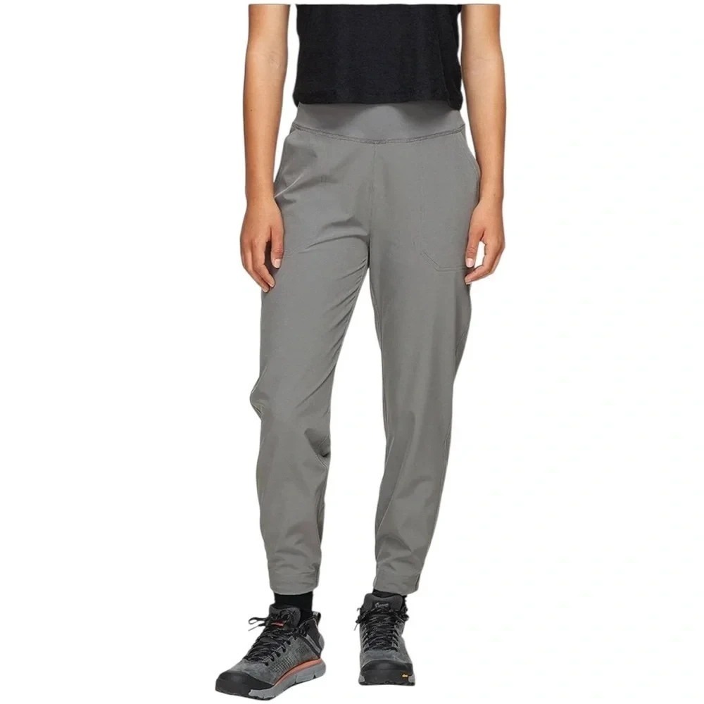 Patagonia Women's Happy Hike Studio Pants in Gray Size Medium